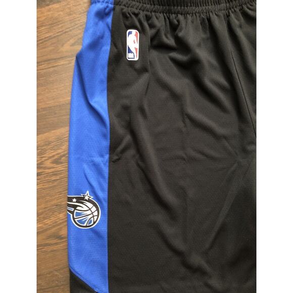 NIKE NBA Orlando Magic Black Blue Practice Shorts Men Size XL AJ5097-010 NWT - Picture 3 of 14